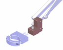 Interface for quick change clamp for BA 25/40 R