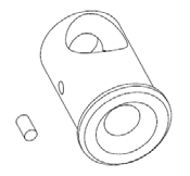 BS-5C Bit Holder for hex. 1/4" bit