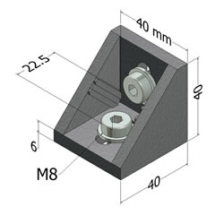 Universal adapter for DMF arms (triangular bracket)