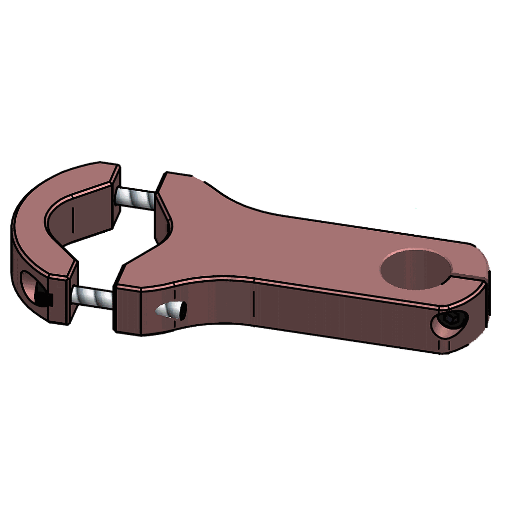 Handle mounting clamp