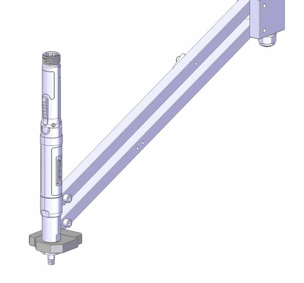 Clamp for straight or angle head tool for BA 180 R