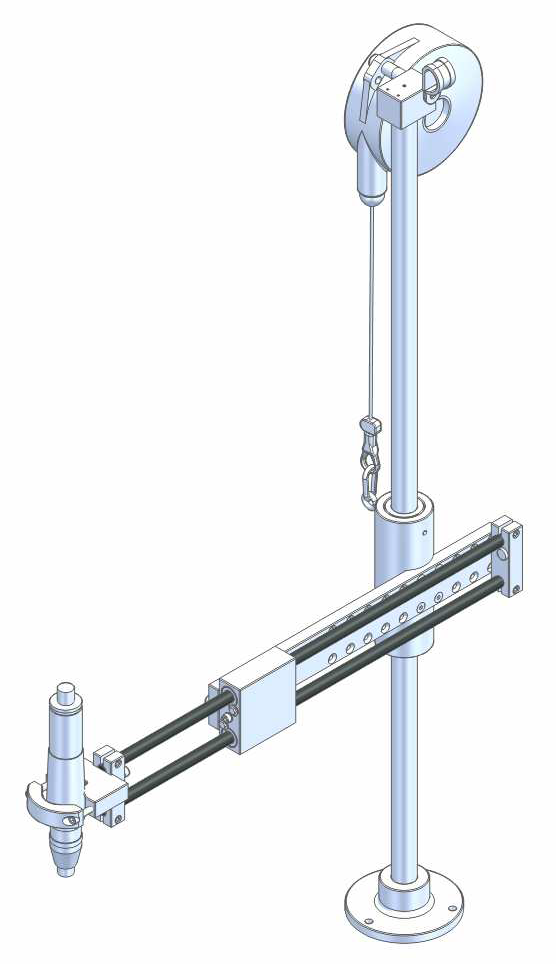 Extended slide for BA 40 - additional stroke 170 mm