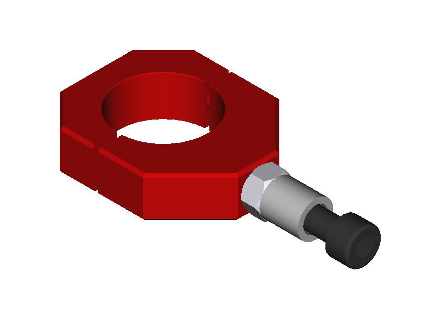 Clamp for balancing kit attachment for DMFi 70/100/120/200