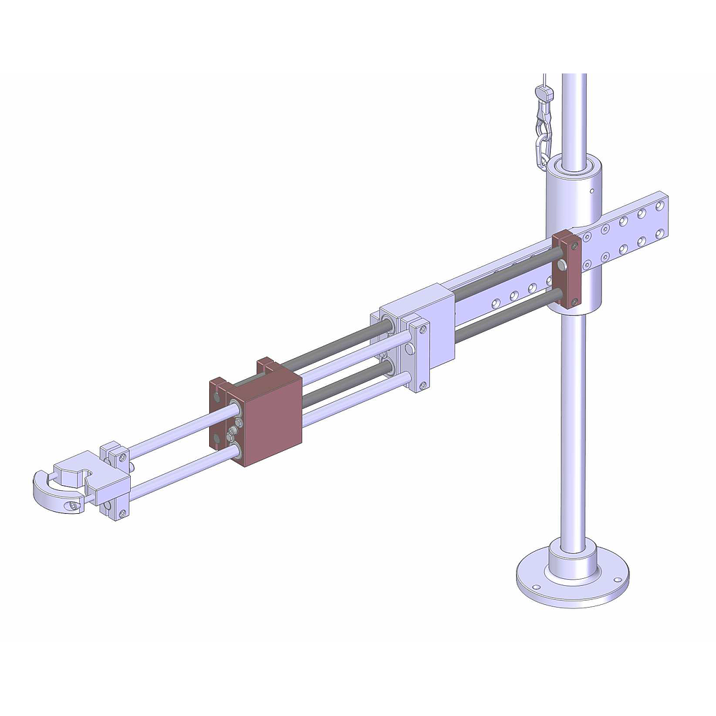 Double slide for BA 40 - additional stroke 295 mm