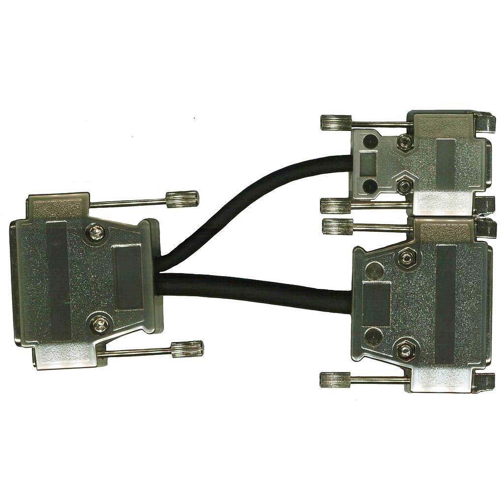 Y cable for DPC Touch I/O port (DB44 to DB25/DB9)