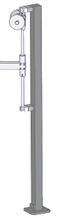 Floor post for BA 200/400 and BA 180 R