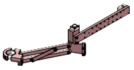Horizontal articulation for BA 25 RPC