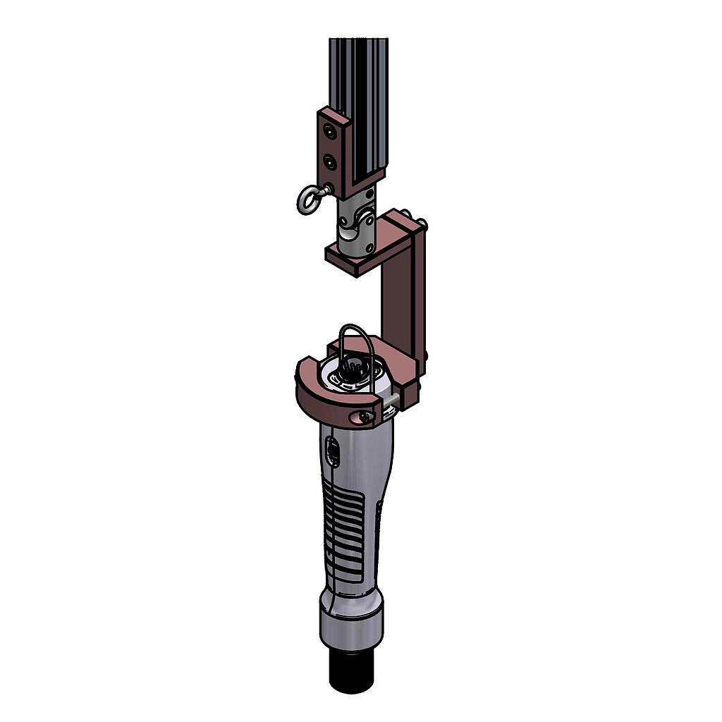 Clamp for electric tool for Slider 20 (with universal joint)
