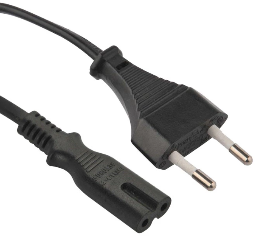 Power cable for 24V power supply with EU plug