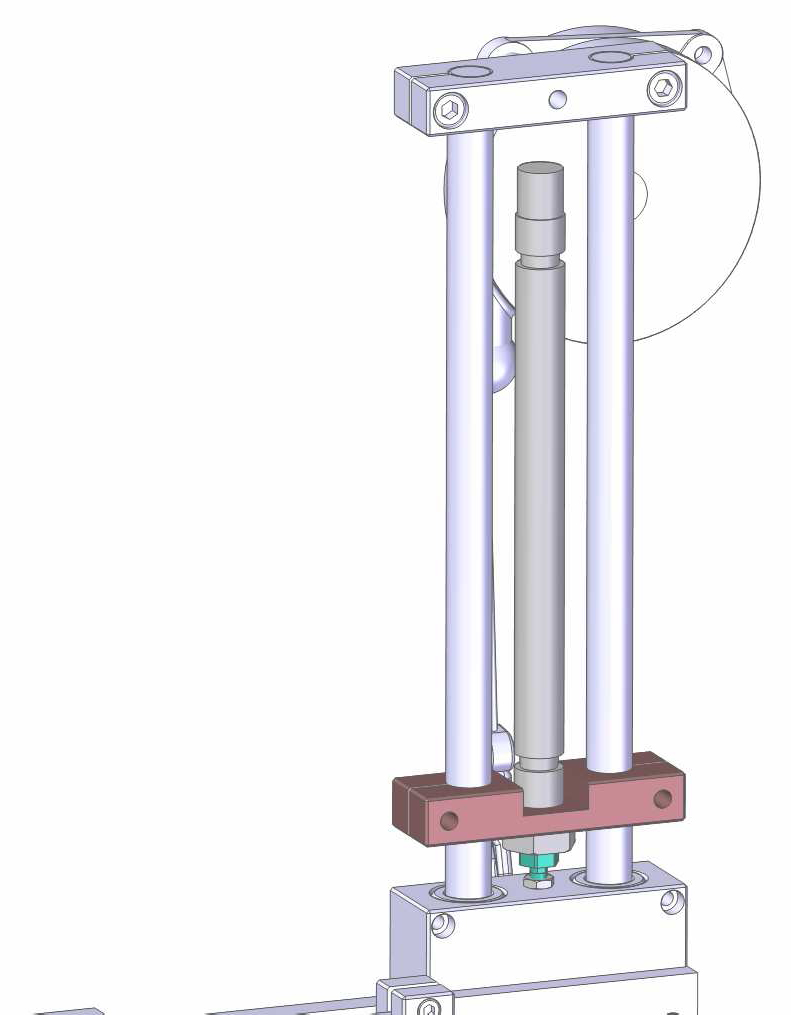 EASY PUSH pneumatic kit for BA 25 C pushing force 9 kg - stroke 160 mm